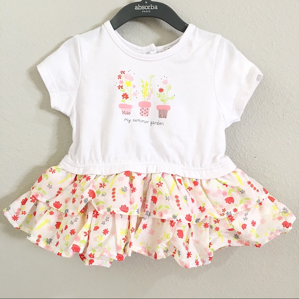 Absorba Baby Girl My Summer Garden Floral Dress